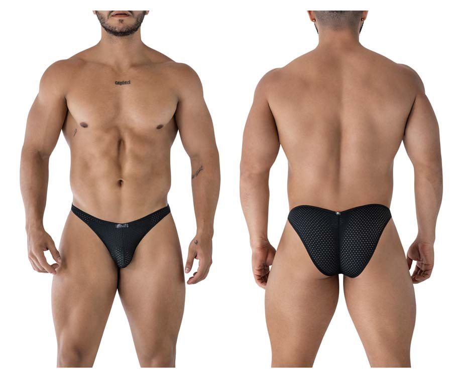 Xtremen 91215B Mens Silky Microfiber Bikini Black