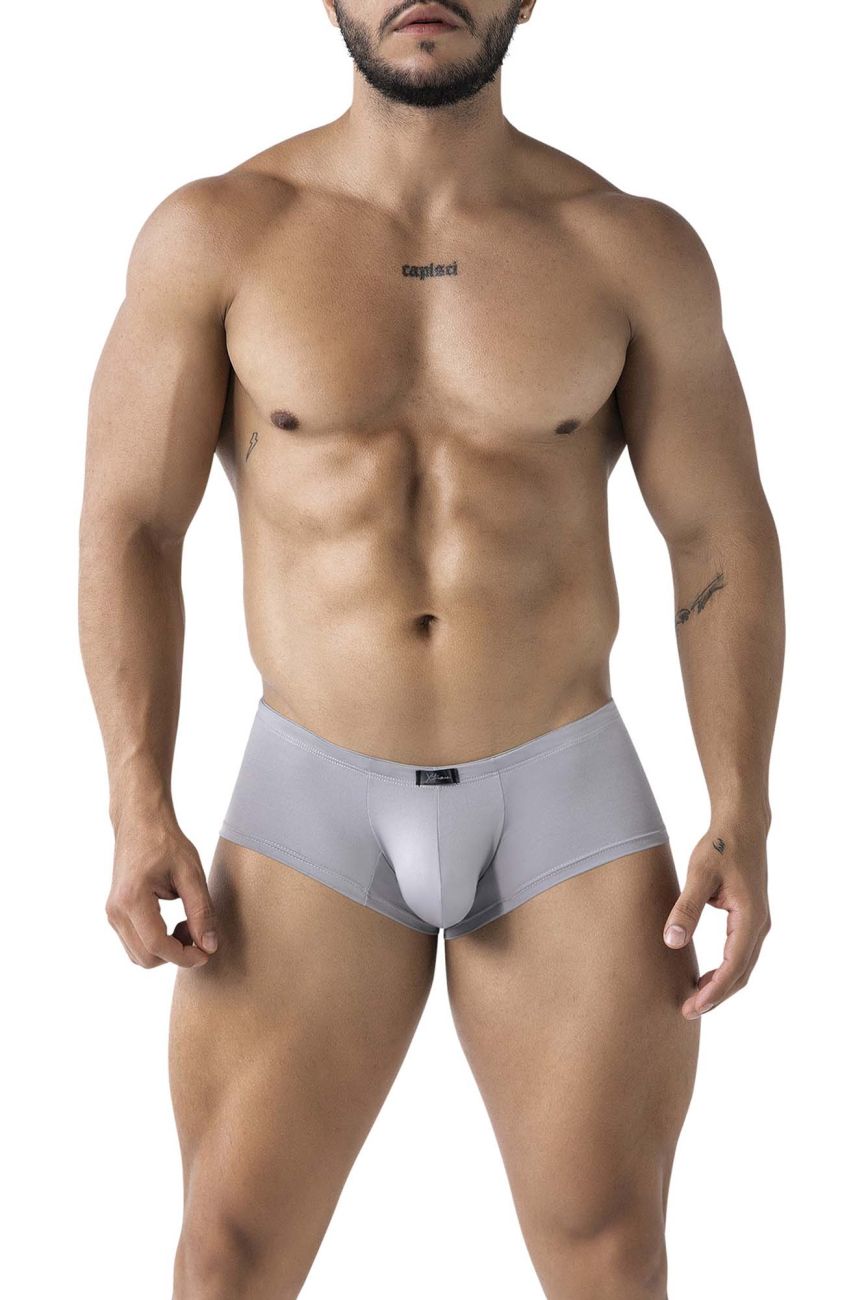 Xtremen 91219 Mens Pastel Coloured Microfiber Trunks Gray