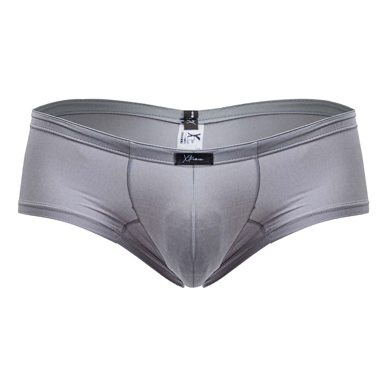 Xtremen 91219 Mens Pastel Coloured Microfiber Trunks Gray
