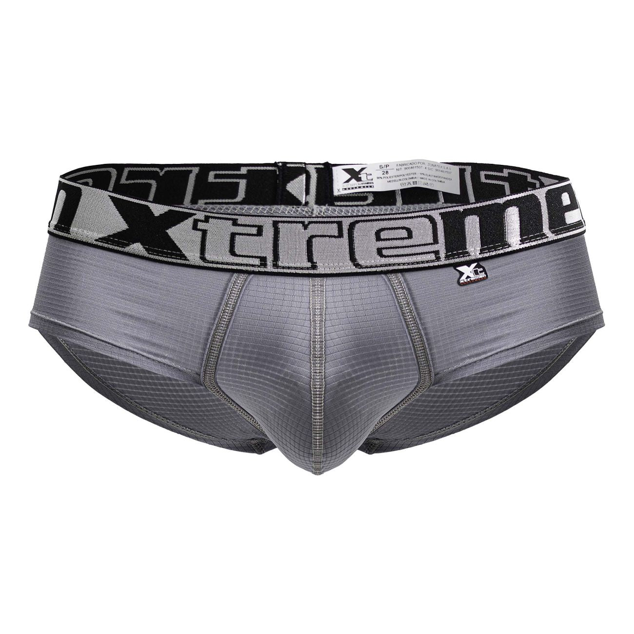 Xtremen 91221 Microfiber Mens Underwear Briefs Gray