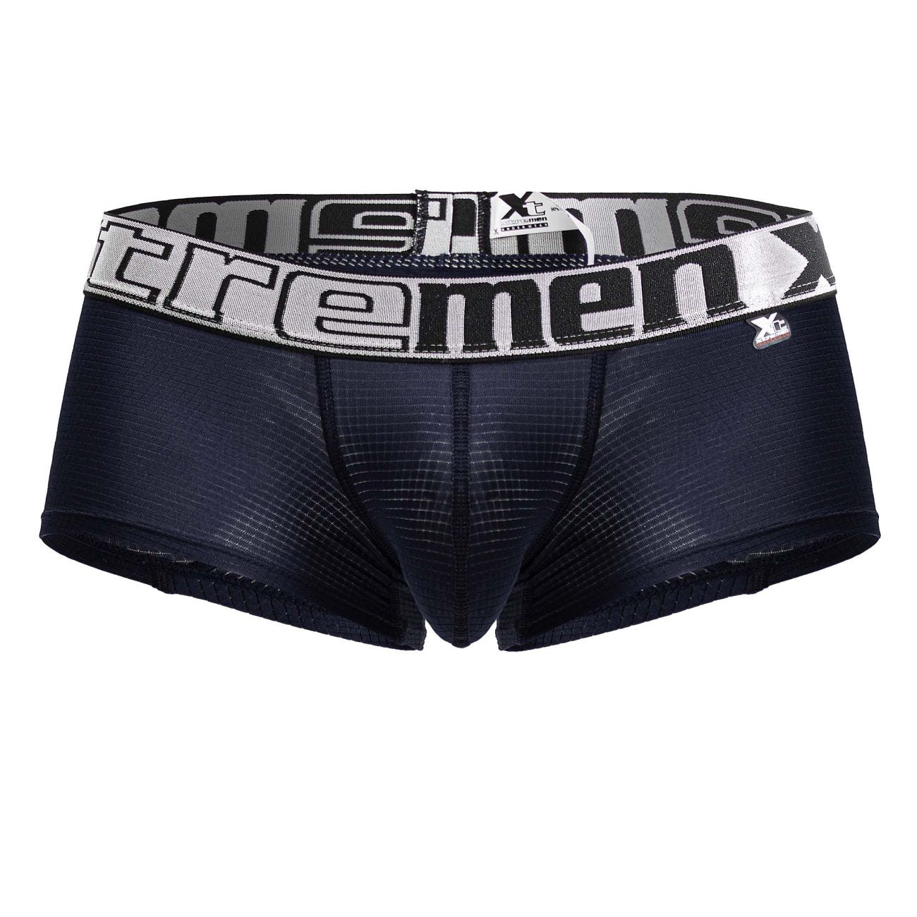 Xtremen 91222 Microfiber Mens Underwear Trunks Navy