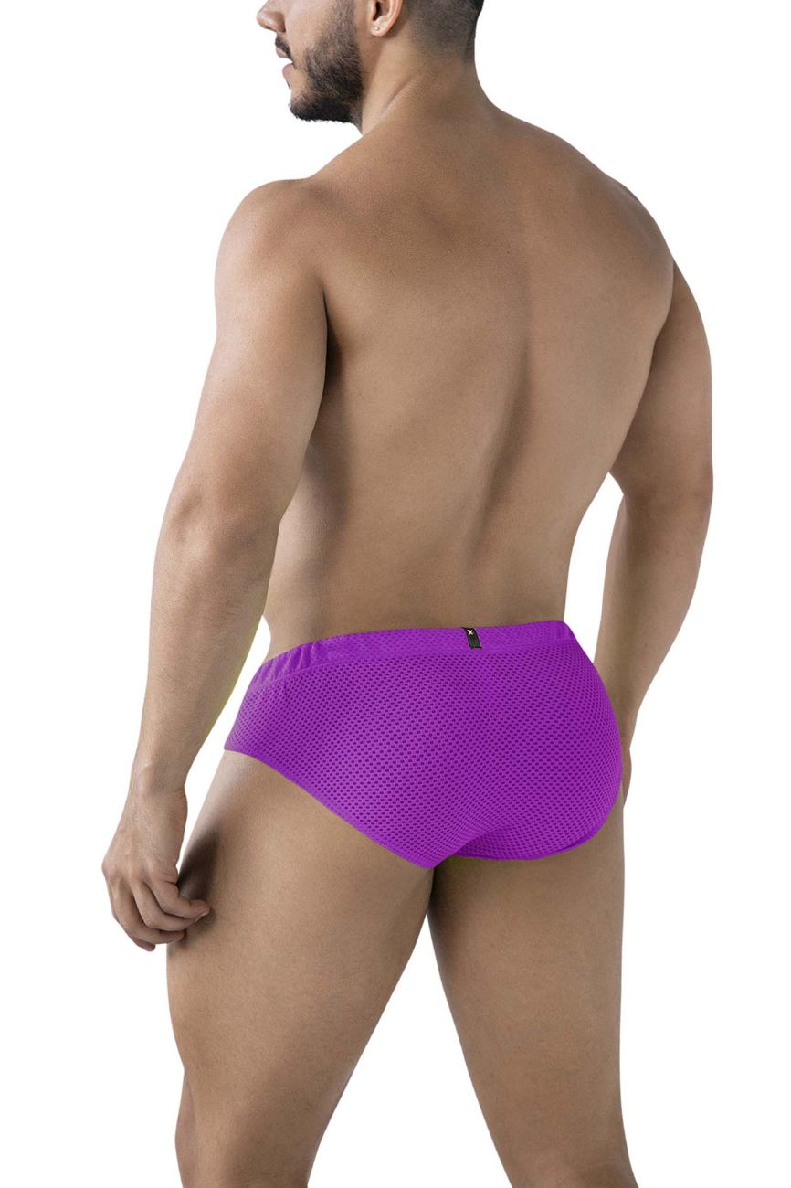 Xtremen 91227 Mens Soft Microfiber Briefs Purple