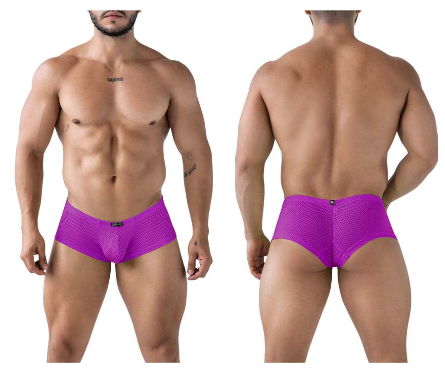 Xtremen 91228 Microfiber Mens Colourful Trunks Purple