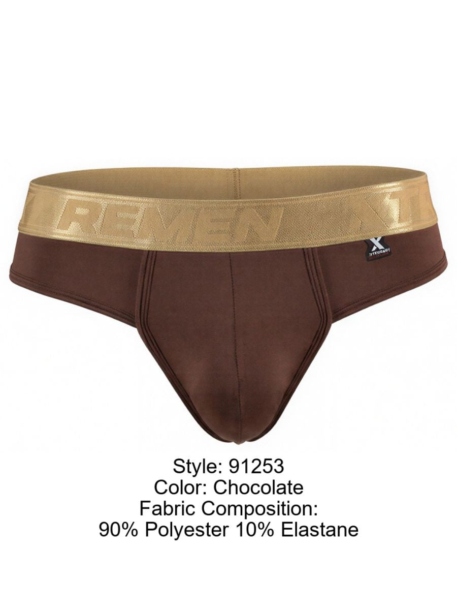 Xtremen 91253 Mens Daily Comfort Microfiber Thongs Chocolate