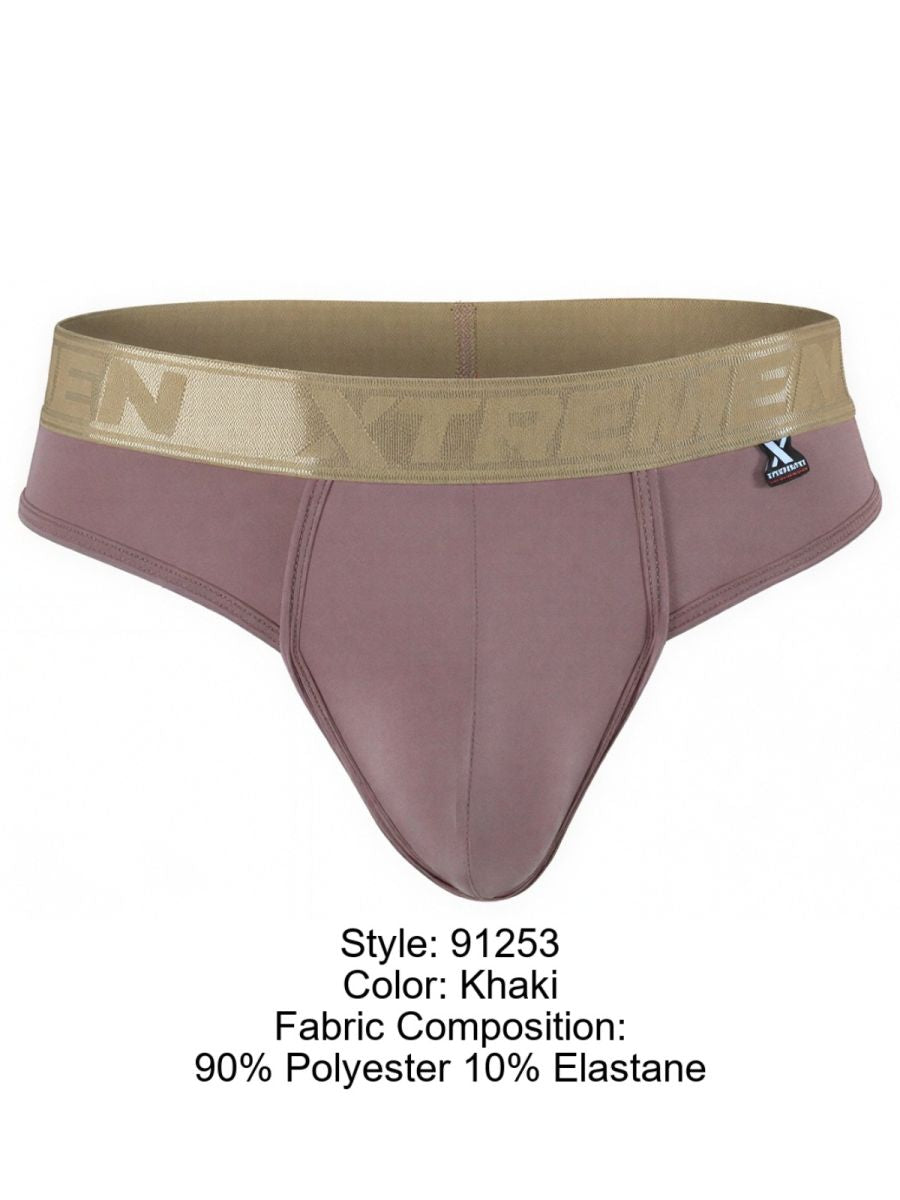 Xtremen 91253 Mens Daily Comfort Microfiber Thongs Khaki
