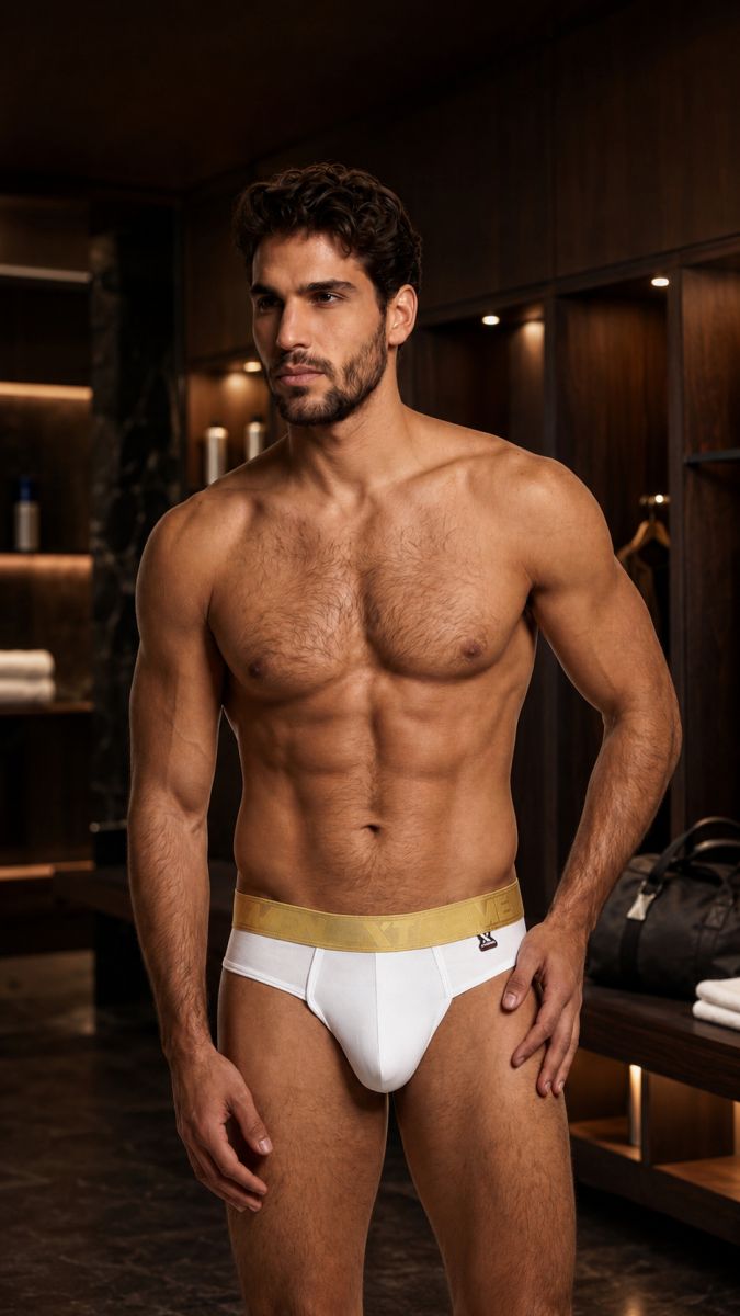 Xtremen 91253 Mens Daily Comfort Microfiber Thongs White