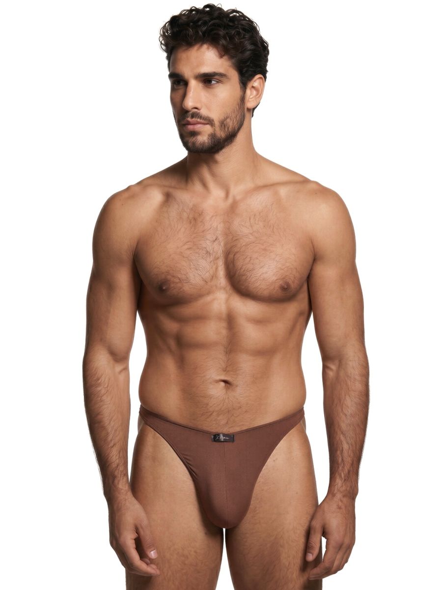 Xtremen 91254 Mens Soft & Comfortable Microfiber Thongs Chocolate