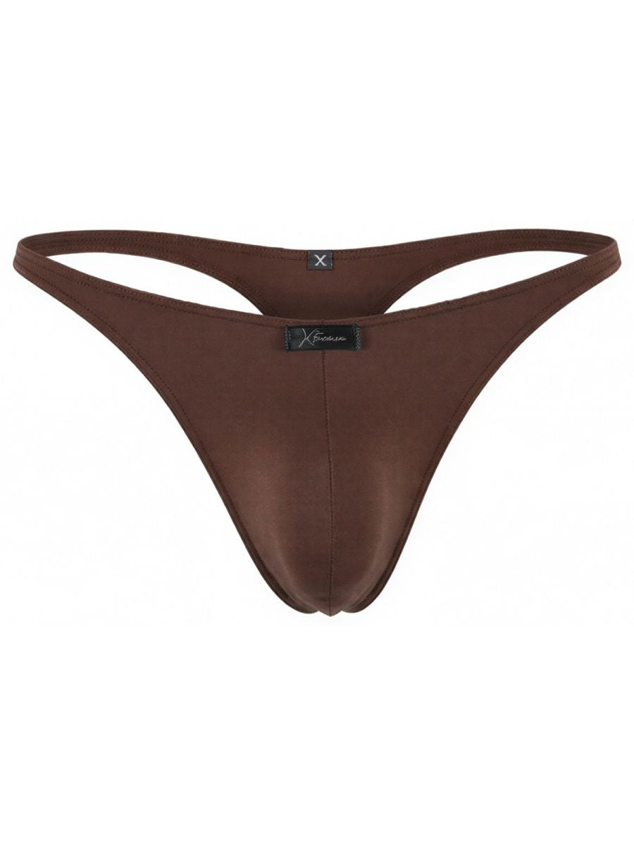 Xtremen 91254 Mens Soft & Comfortable Microfiber Thongs Chocolate