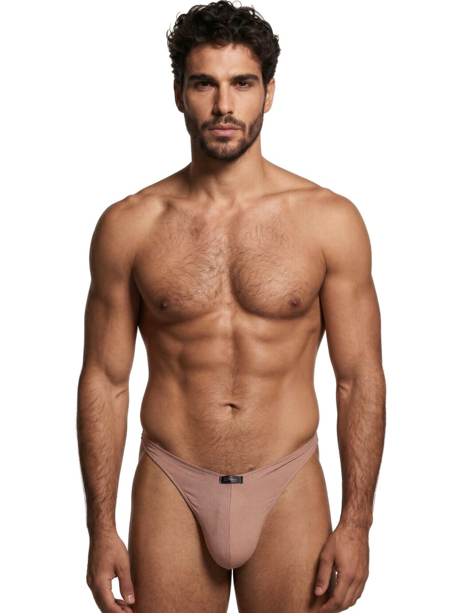 Xtremen 91254 Mens Soft & Comfortable Microfiber Thongs Khaki