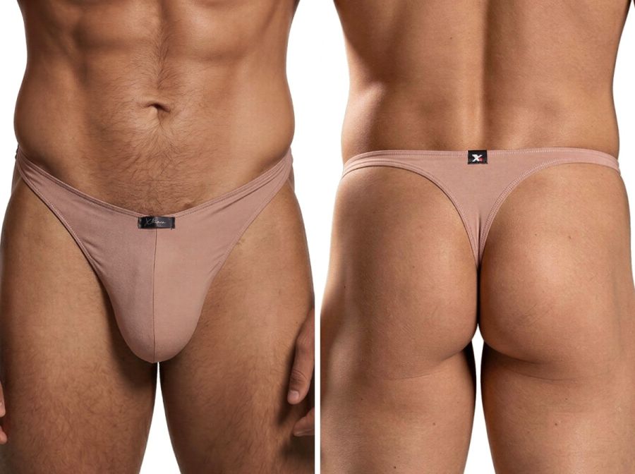 Xtremen 91254 Mens Soft & Comfortable Microfiber Thongs Khaki