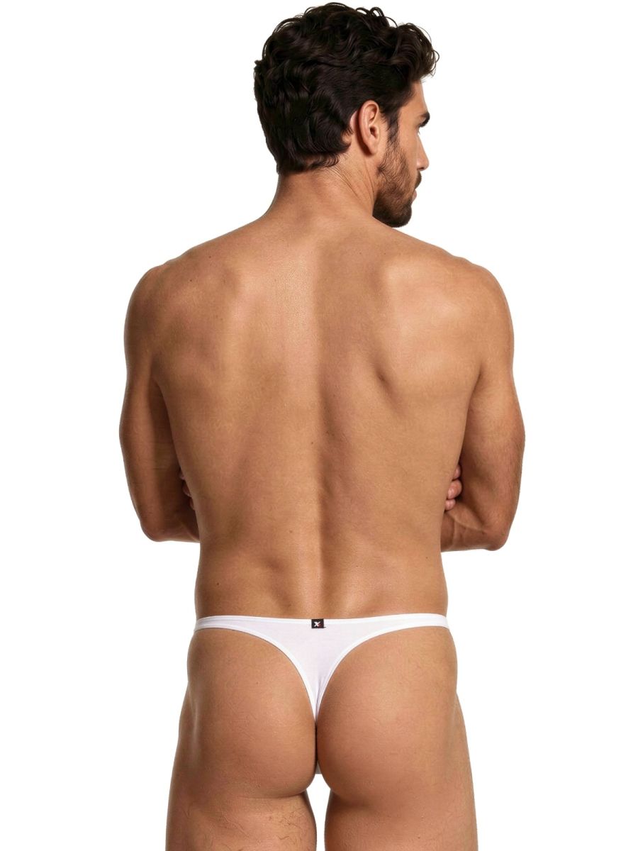 Xtremen 91254 Mens Soft & Comfortable Microfiber Thongs White