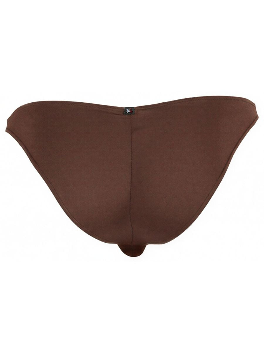 Xtremen 91255 Male Soft and Comfortable Microfiber Bikini Brief Chocolate