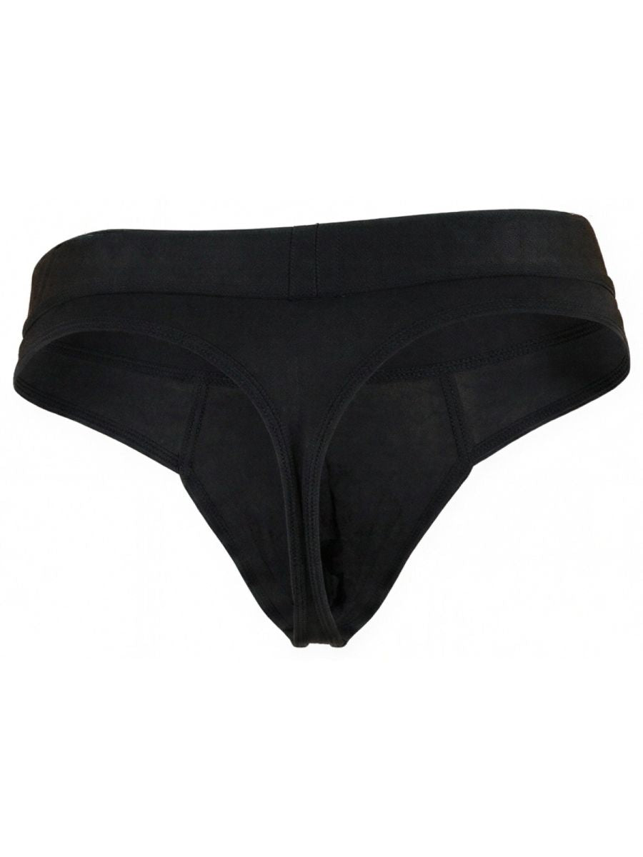 Xtremen 91257 Mens Soft & Comforatable Microfiber Thongs Black