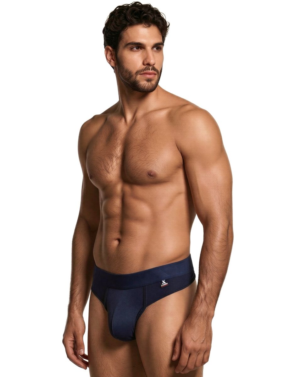 Xtremen 91257 Mens Soft & Comforatable Microfiber Thongs Dark Blue