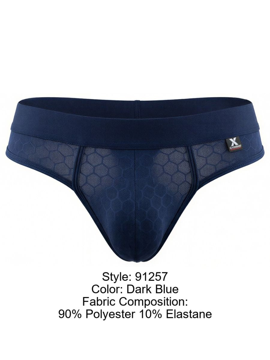 Xtremen 91257 Mens Soft & Comforatable Microfiber Thongs Dark Blue
