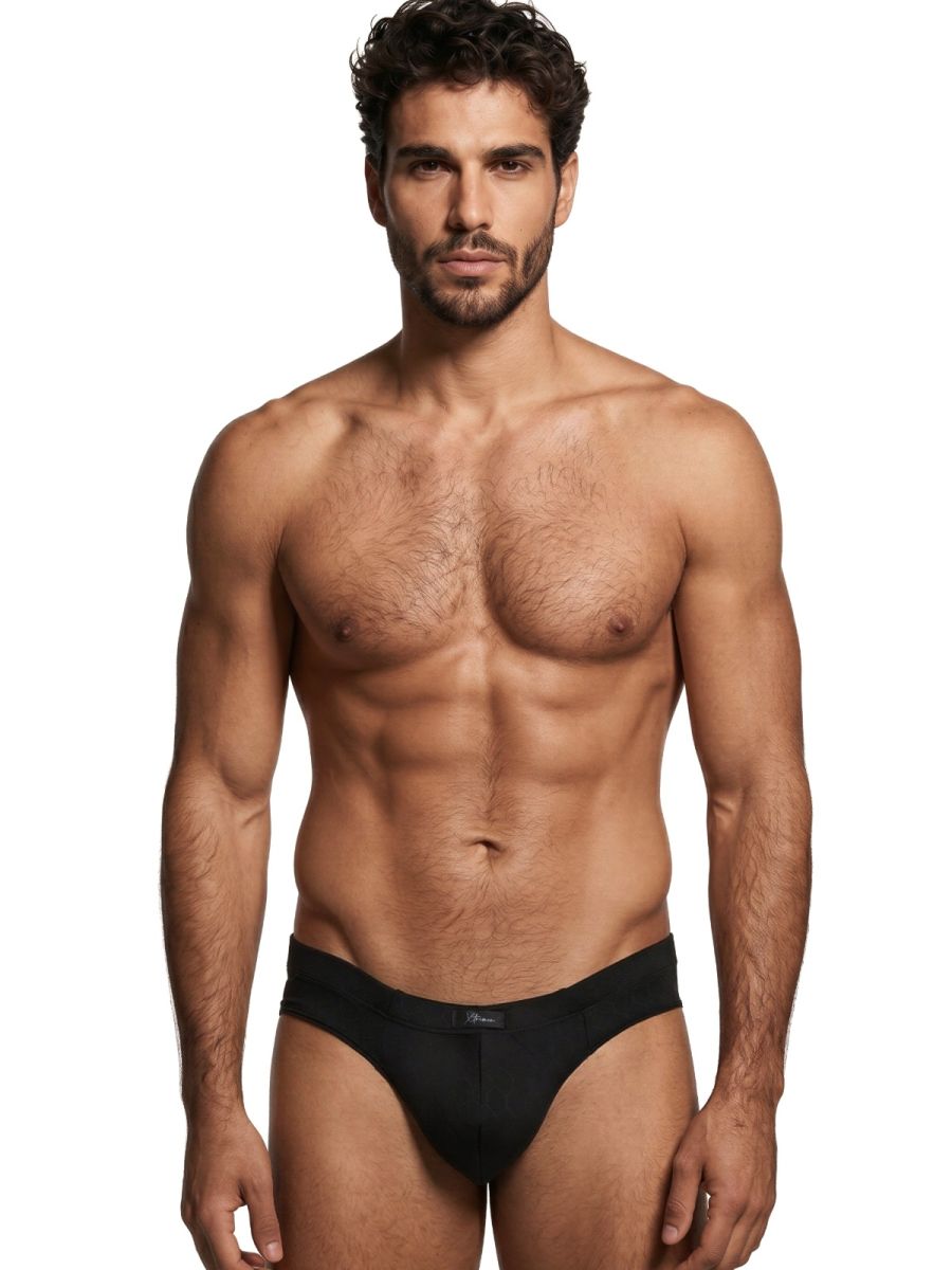 Xtremen 91258 Mens Soft & Comfortable Microfiber Briefs Black