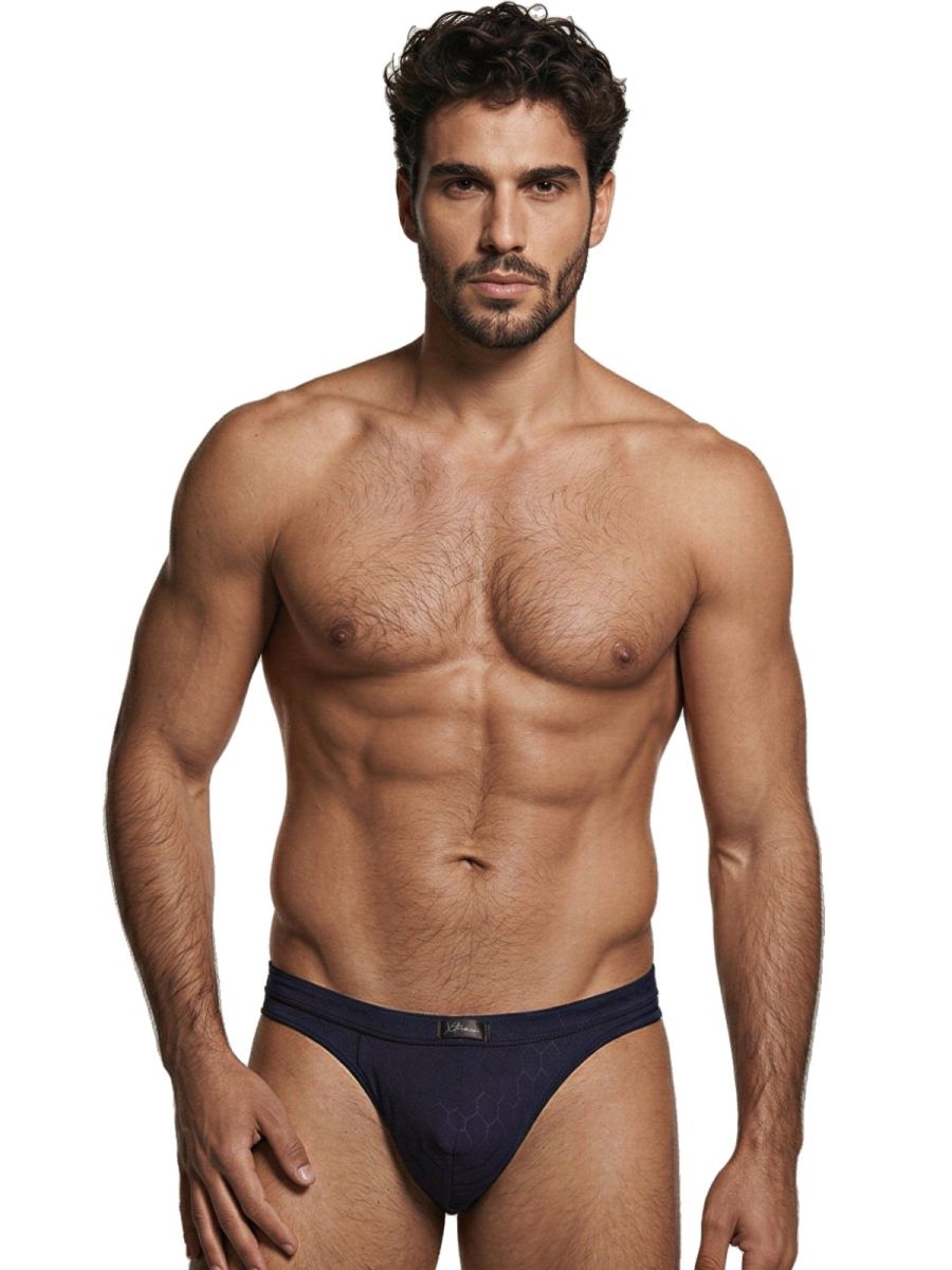 Xtremen 91258 Mens Soft & Comfortable Microfiber Briefs Dark Blue