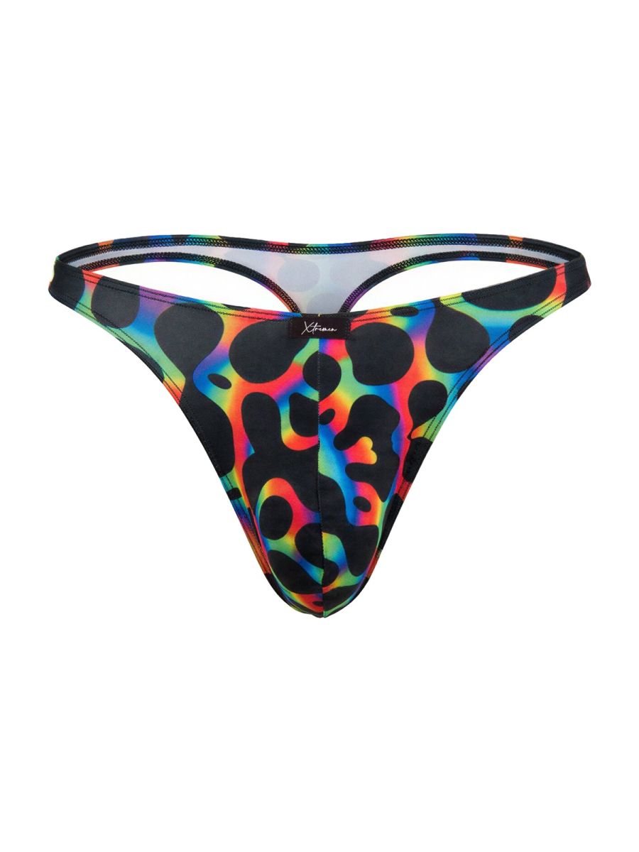 Xtremen 91284 Ultimate Rainbow Expression Men's Thong Mushroom
