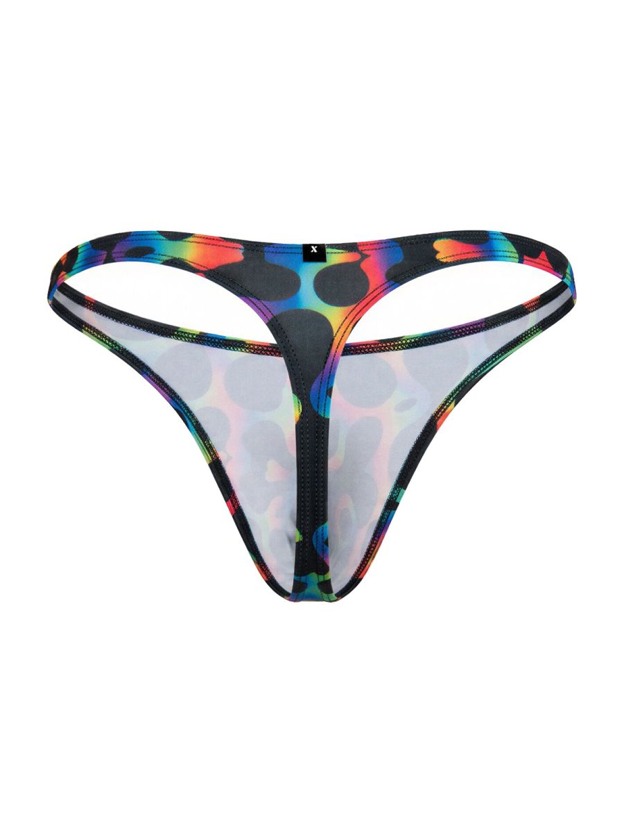 Xtremen 91284 Ultimate Rainbow Expression Men's Thong Mushroom