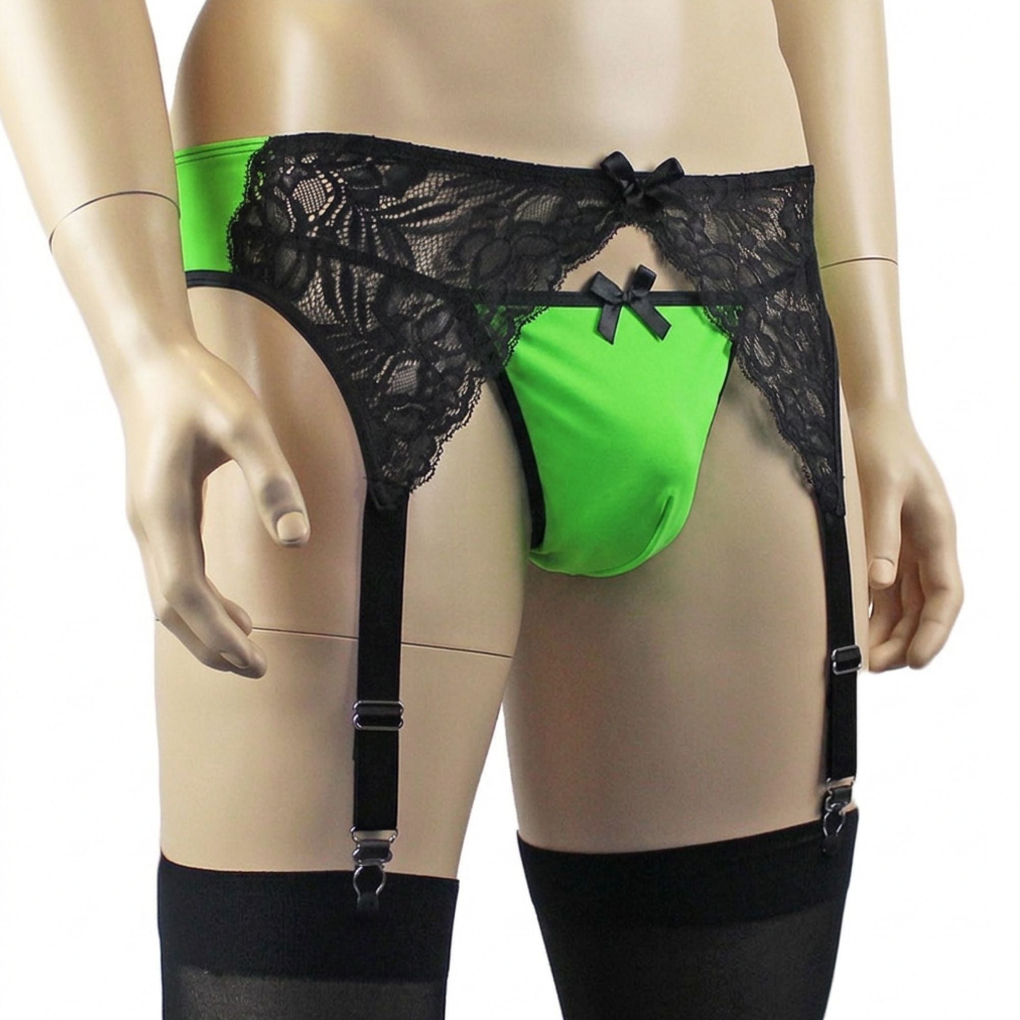 Mens Risque Garterbelt with Adjustable Garters