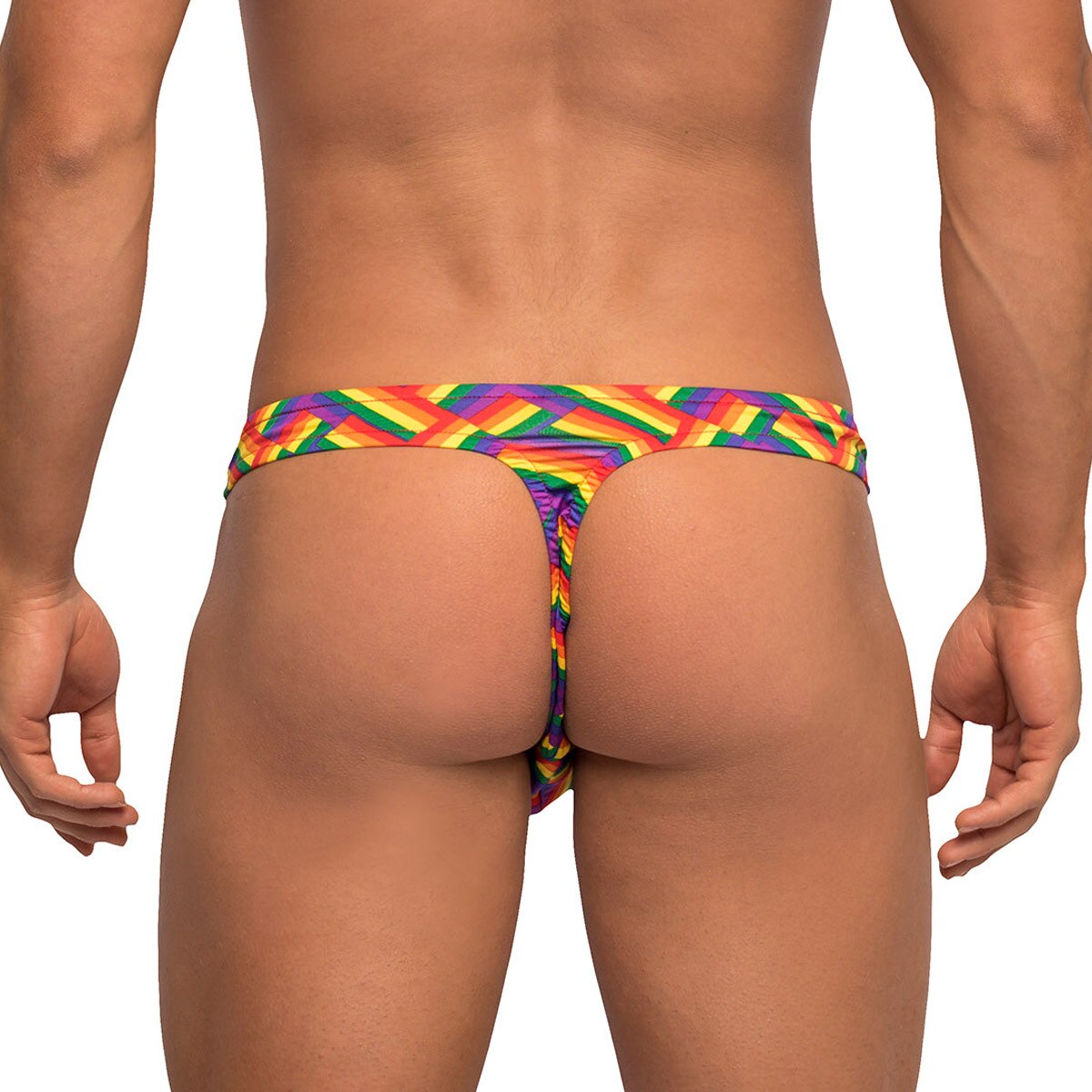 Mens Gay Pride Rainbow Thong