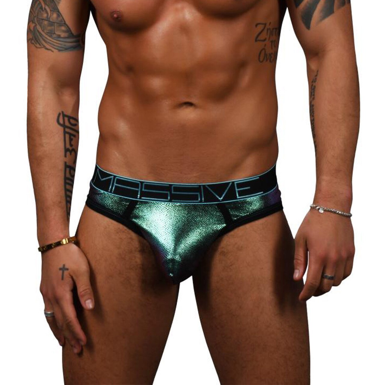 Mens Andrew Christian Massive Anaconda Eclipse Brief
