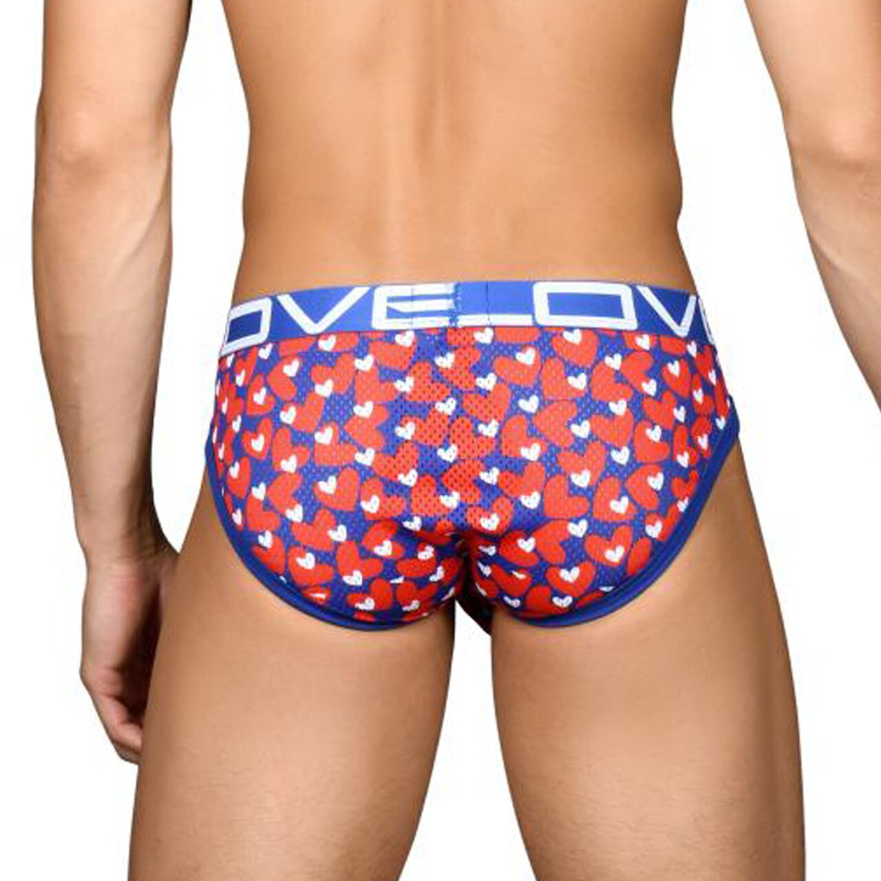 SALE - Mens Andrew Christian Love Sweetheart Mesh Brief w/ Almost Naked