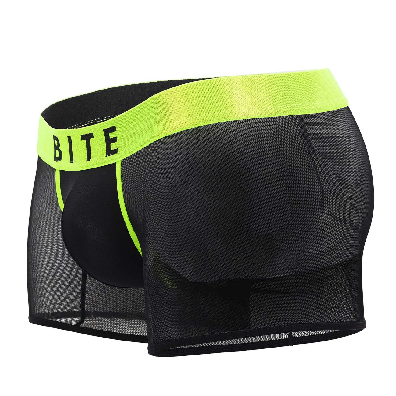 BiteWear BW2023103 Luminous Lime Trunks Black Green