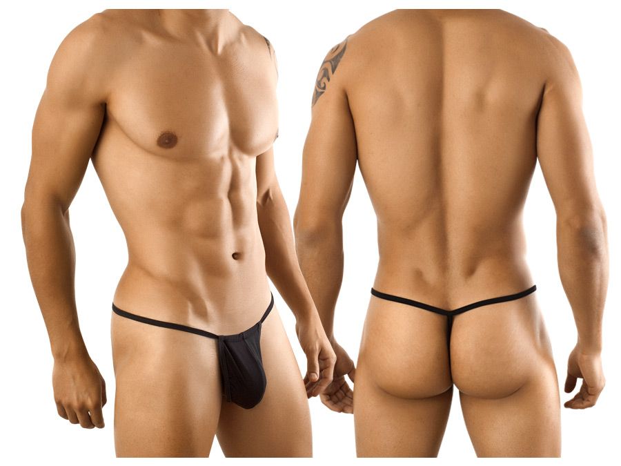 CandyMan 9586 G-string Mens Thong Black