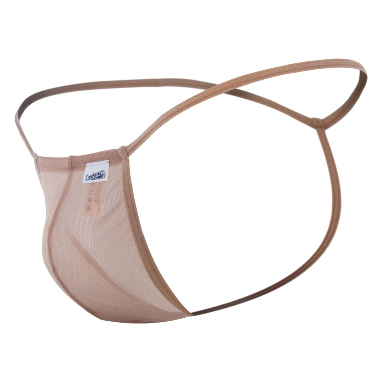 CandyMan 99246X Micro Mesh Thong Beige Plus Sizes