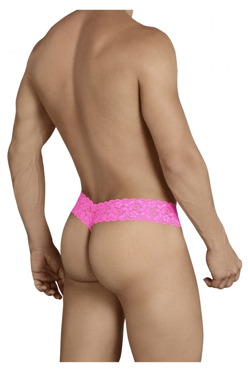 CandyMan 99370 Thongs Pink and Black