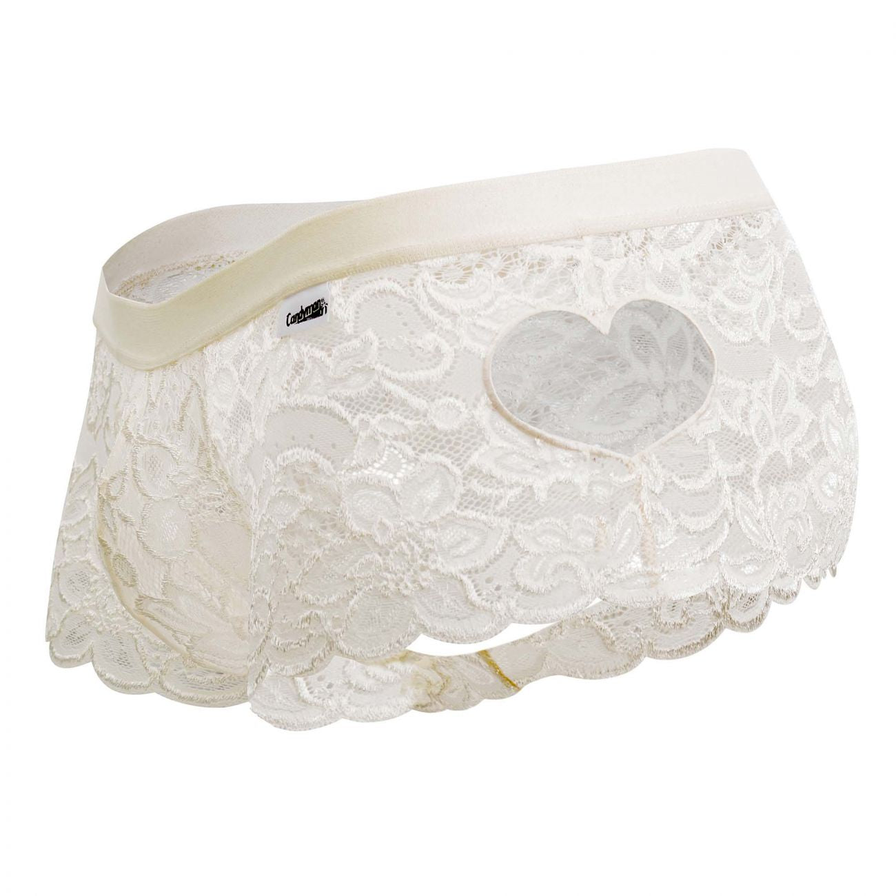 CandyMan 99491 Heart Lace Trunks Ivory