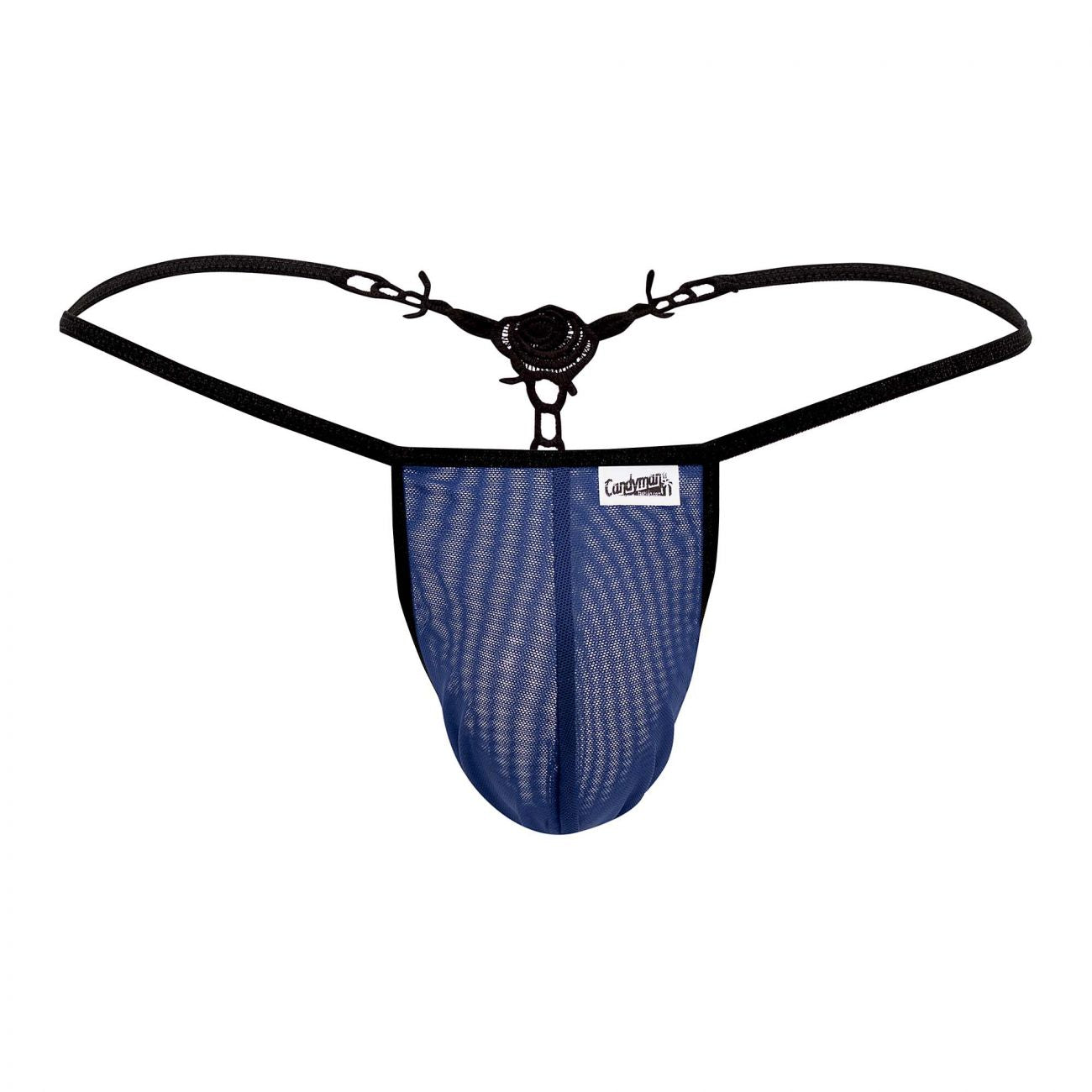 CandyMan 99555 Rose G-String Navy