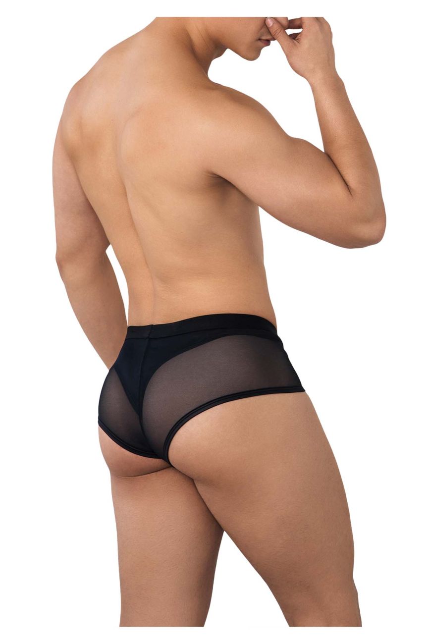 CandyMan 99629 Trunk and Thong Set Black