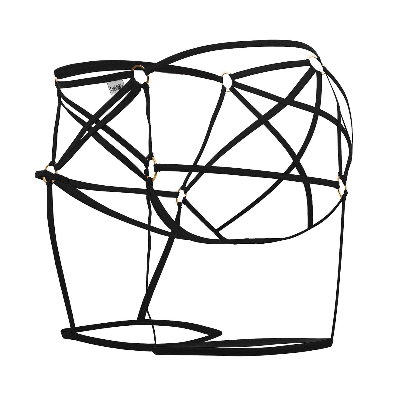 CandyMan 99646 Cage Jockstrap Black