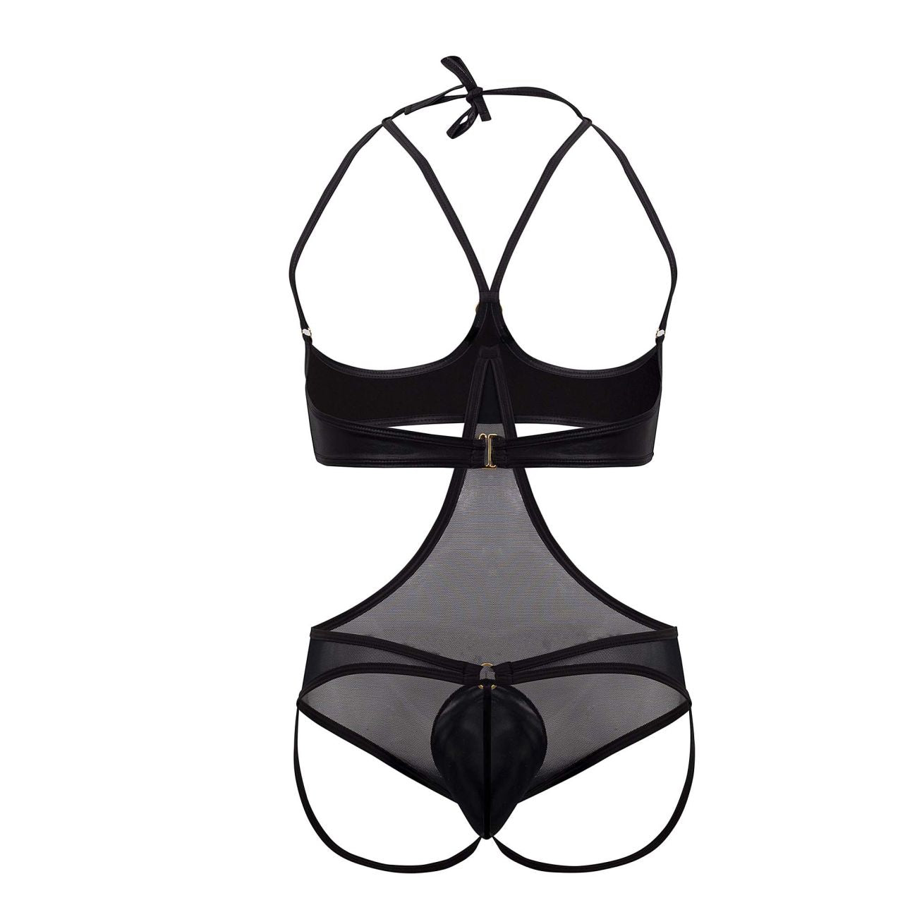 CandyMan 99653 Mesh Bodysuit Black