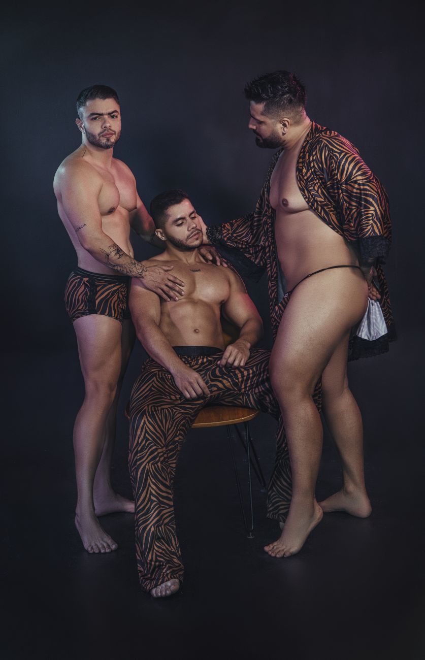 CandyMan 99701 Lounge Pajama Trunks Animal Print