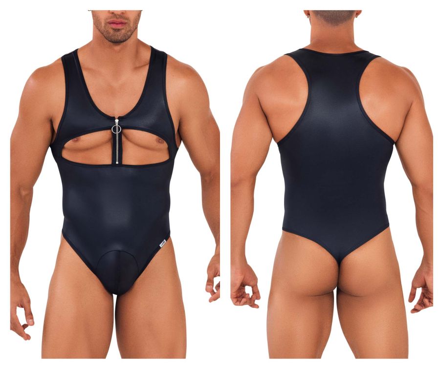 CandyMan 99728 Work-N-Out Bodysuit Black