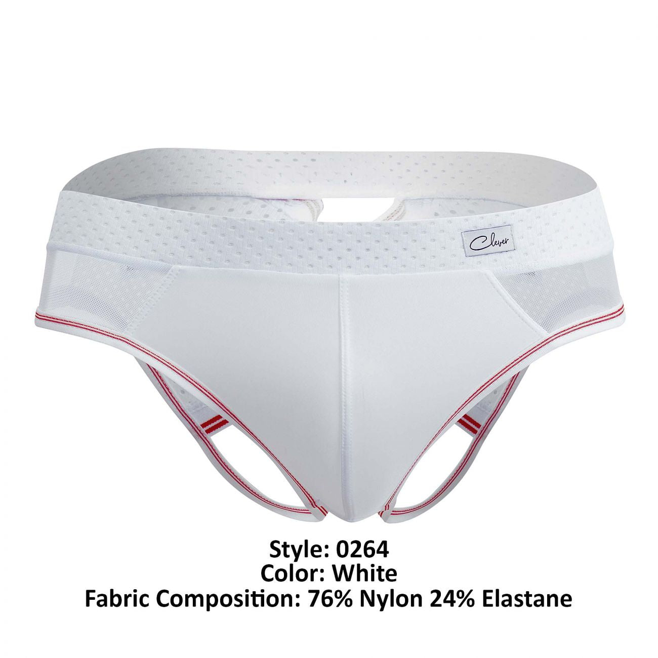 Clever 0264 Control Jockstrap White