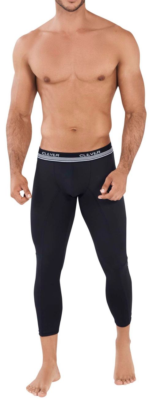 Clever 0423 Reaction Athletic Pants Black