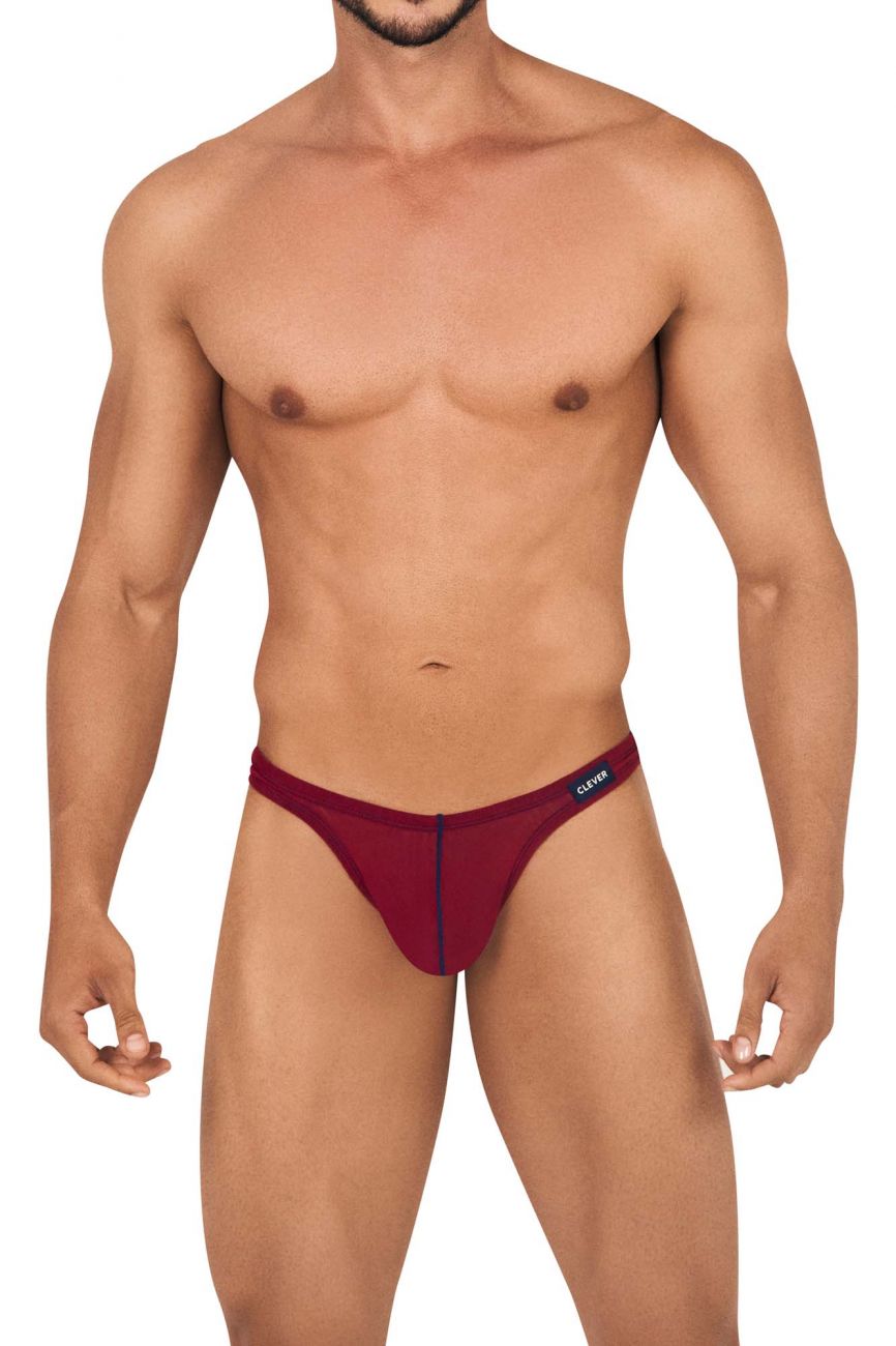 Clever 0442 Clarity Thongs Red
