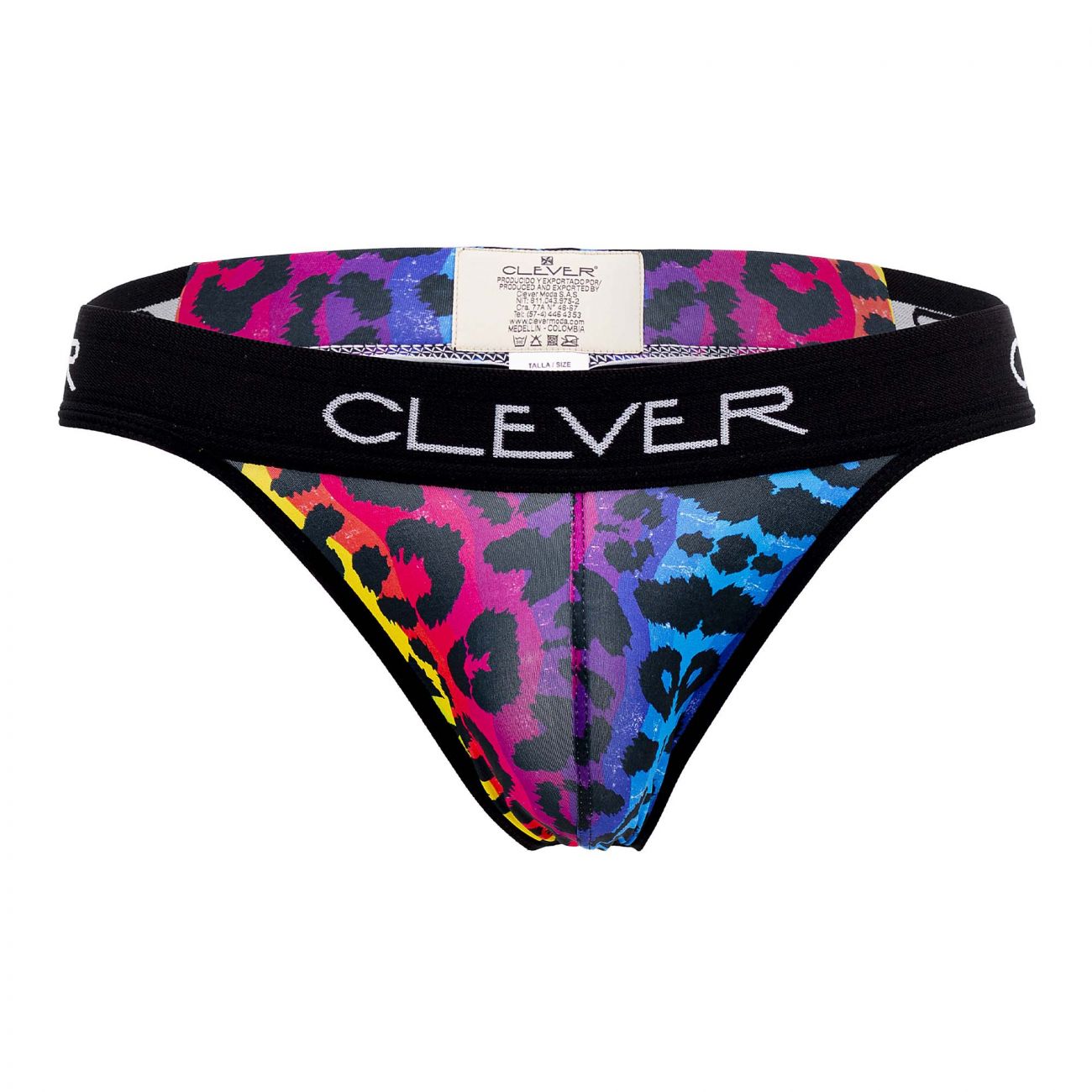 Clever 0557-1 Colors Thongs Black Multi