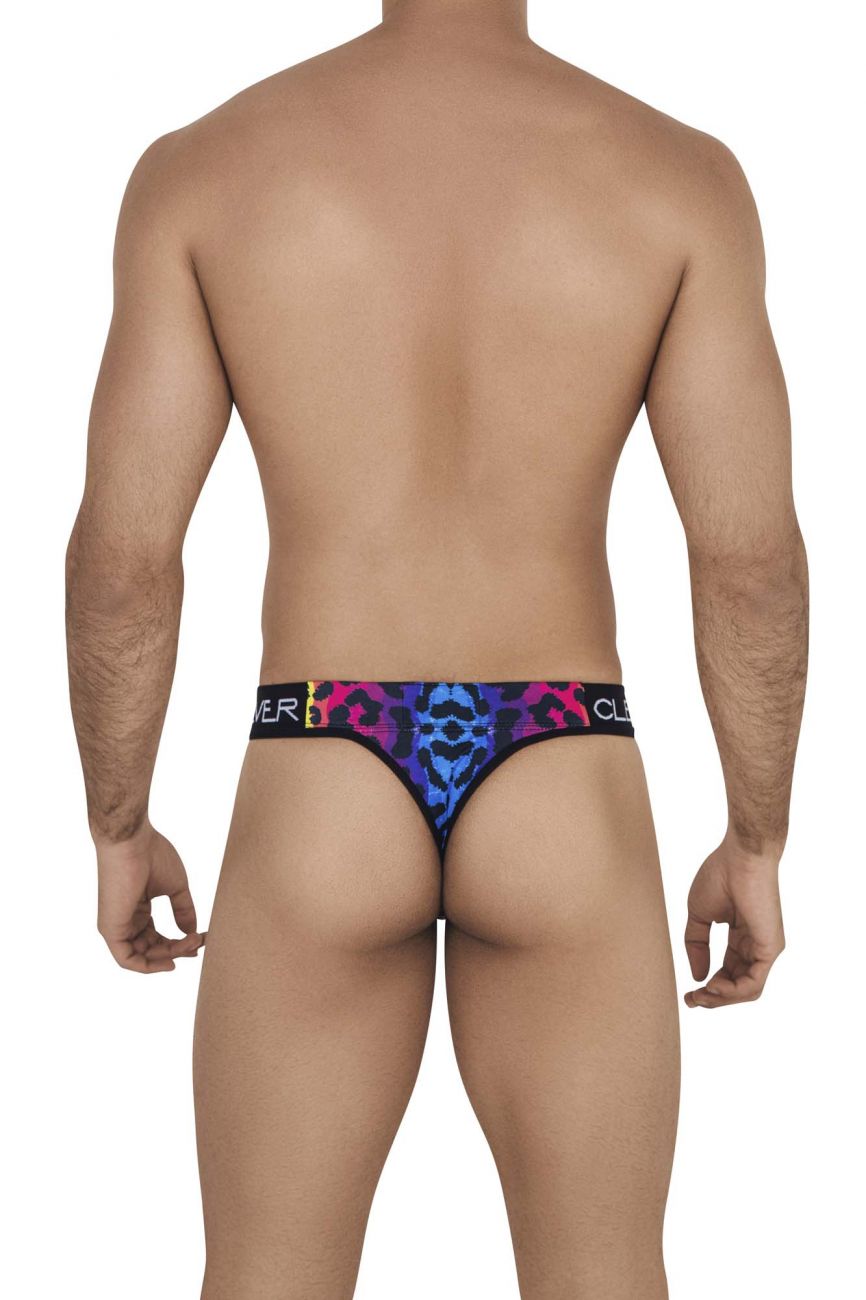 Clever 0557-1 Colors Thongs Black Multi