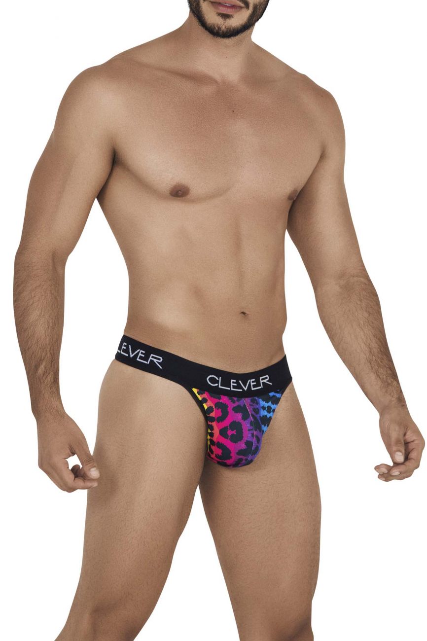 Clever 0557-1 Colors Thongs Black Multi