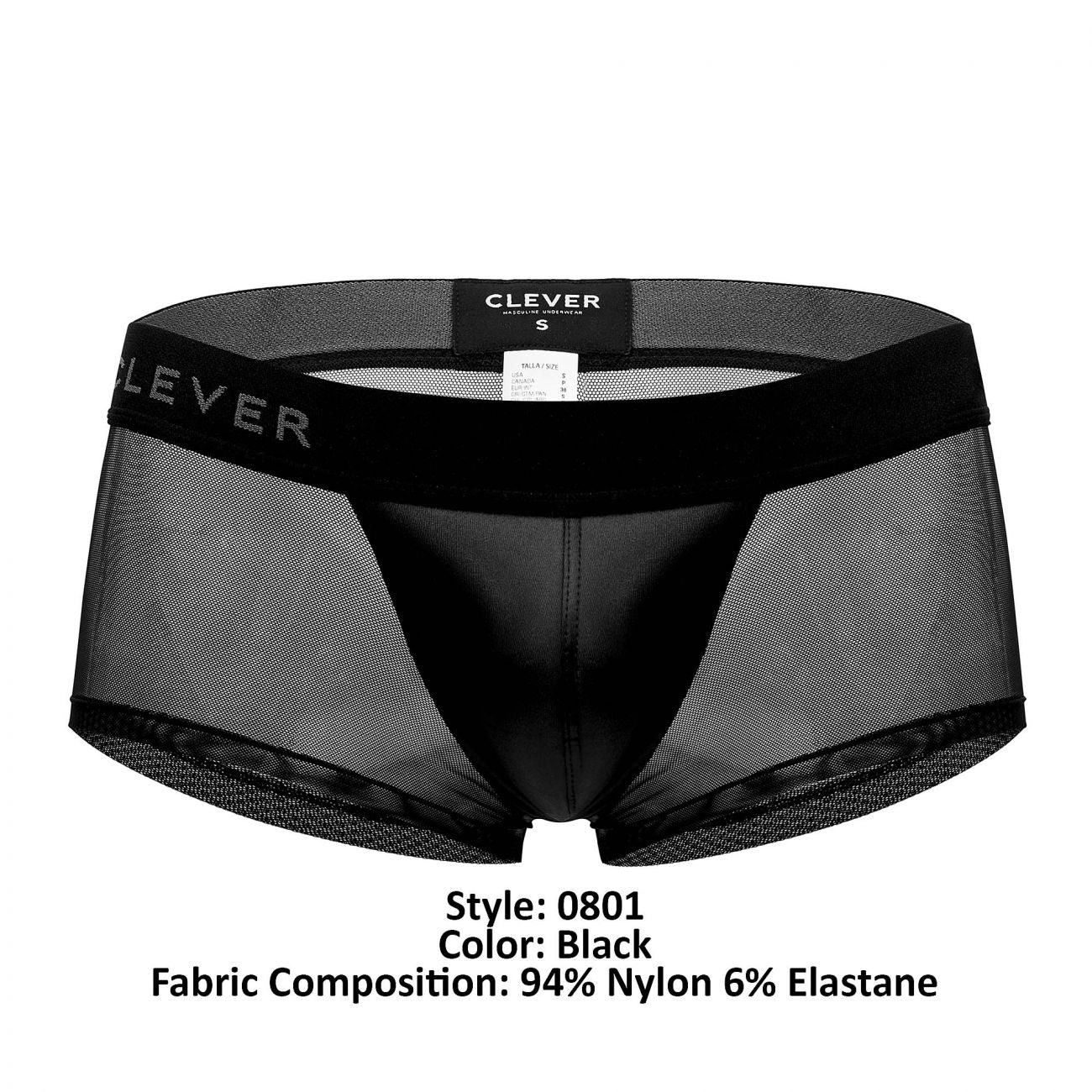 Clever 0801 Harmony Trunks Black