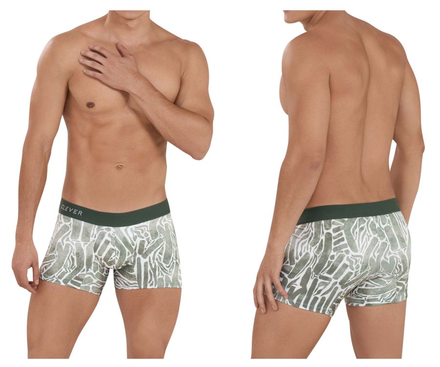 Clever 1129 Inner Trunks Green Print
