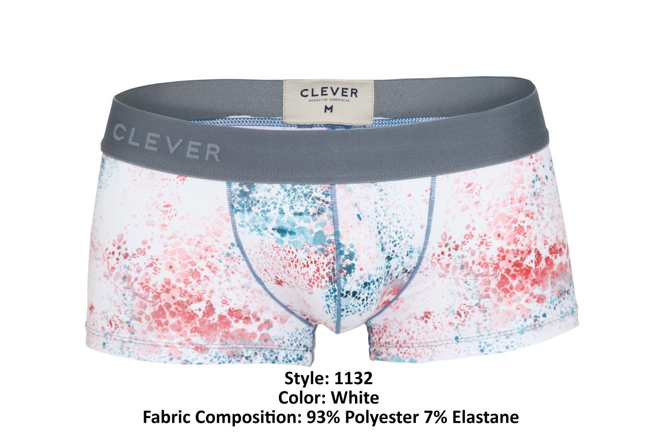 Clever 1132 Sacred Trunks White Print