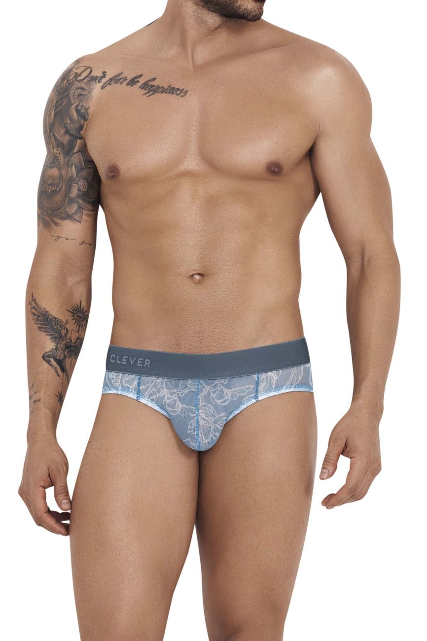 Clever 1213 Avalon Briefs Gray Print