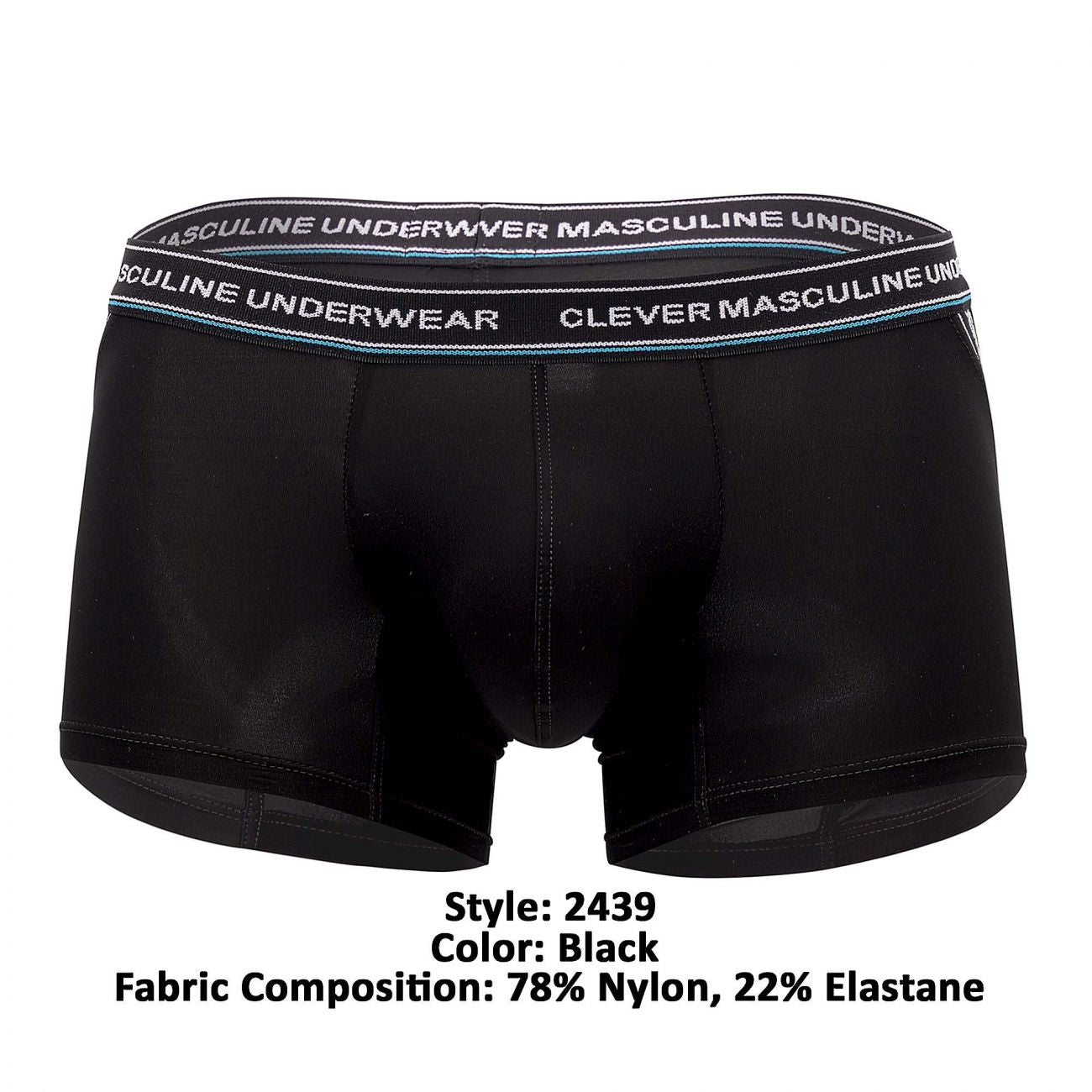 Clever 2439 Kalderash Boxer Briefs Black