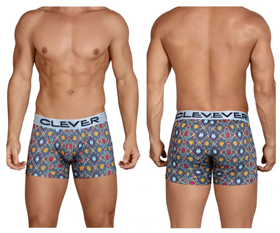 Clever 2442 Tradition Boxer Briefs Blue Multi